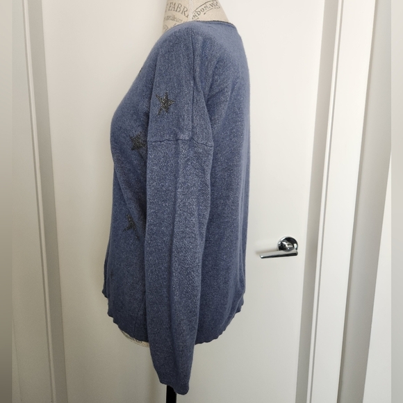 Wool Cashmere Sweater Stars - Picture 2 of 8